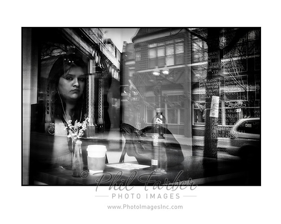 girl in window