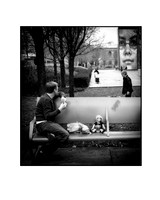 bench in Millenium Park
